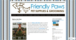 Desktop Screenshot of friendlypawspetsupply.com