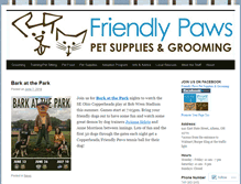 Tablet Screenshot of friendlypawspetsupply.com